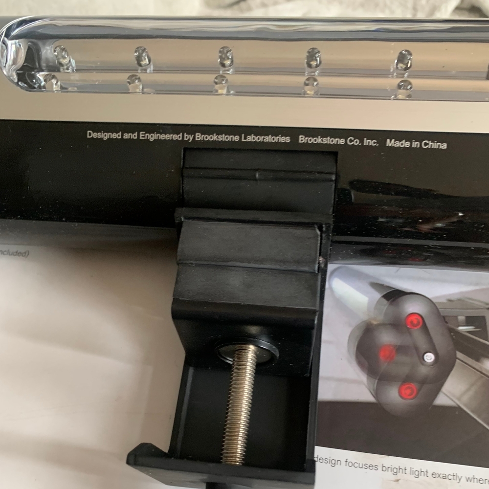 Cookstone BBQ Grill Light - Black and Silver